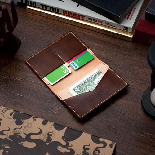 Brentwood handcrafted bi-fold wallet