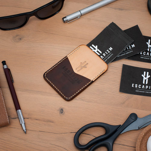 Harrison natural leather wallet